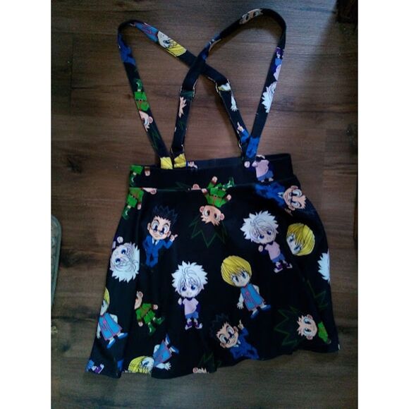 Hot Topic Hunter X Hunter Chibi Suspender Skirt Size Medium - Picture 6 of 8